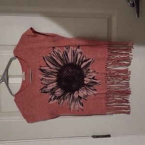 Fringe Sunflower Top